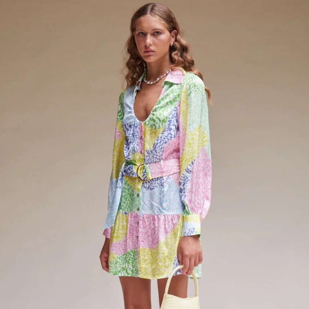 SUBOO Splice Keyhole Dress NWT
